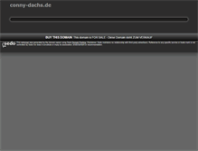 Tablet Screenshot of conny-dachs.de